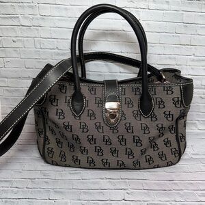 Dooney & Bourke Black and Gray Satchel